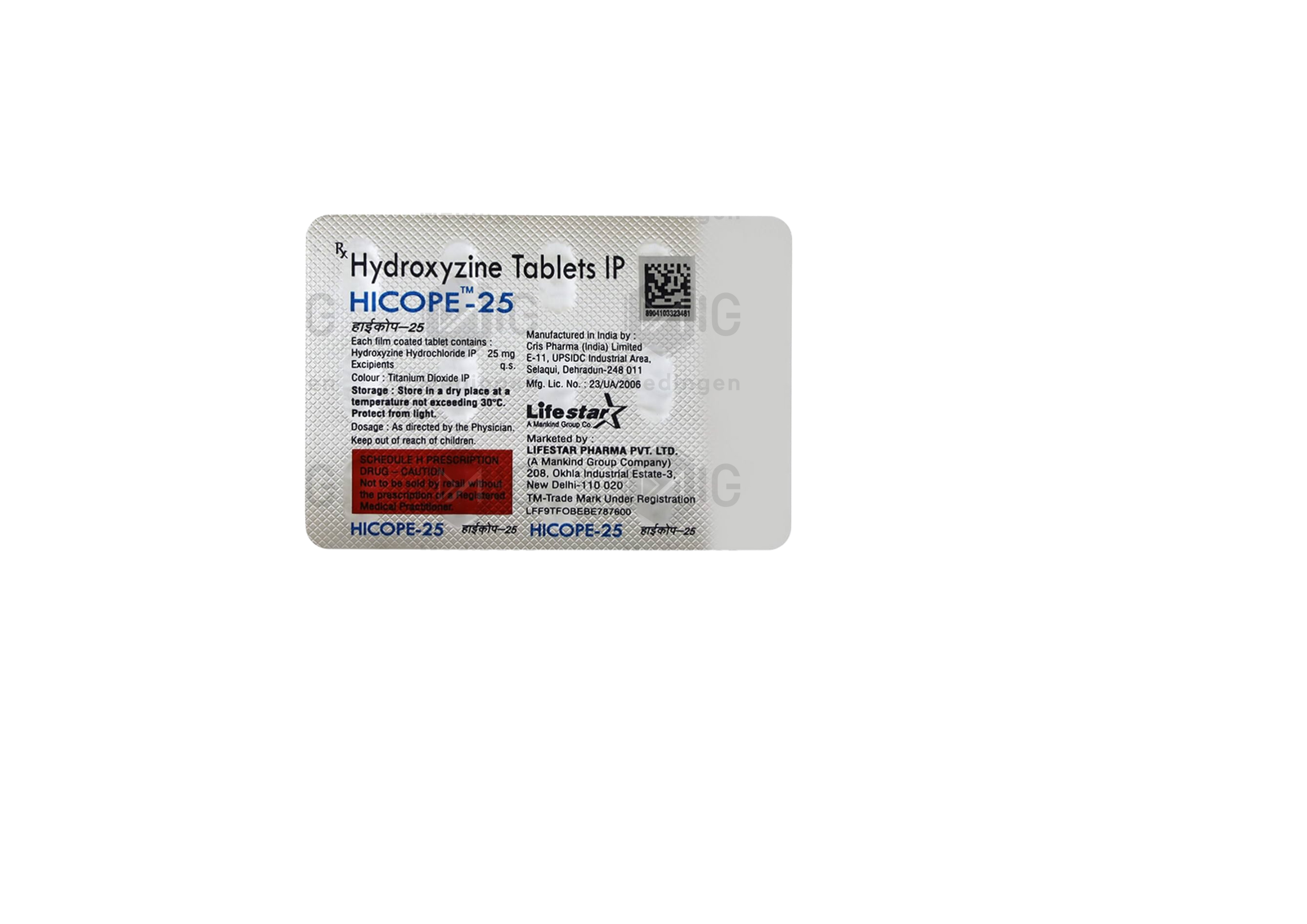 HICOPE 25MG